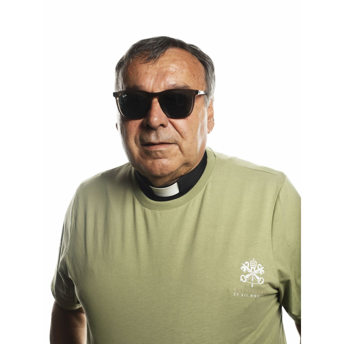 T-shirt "MADONUCCIA XV.XII.MXXIV " kaki KULTE X NANARELLA