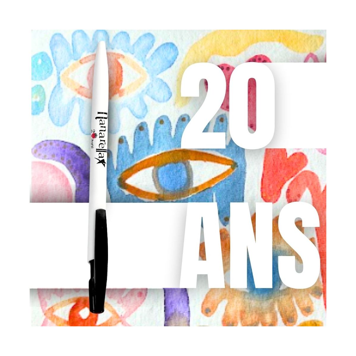 Stylo bic "Nanarella 20 anni"