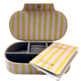 Petit carnet " Puesia" vert et lilas