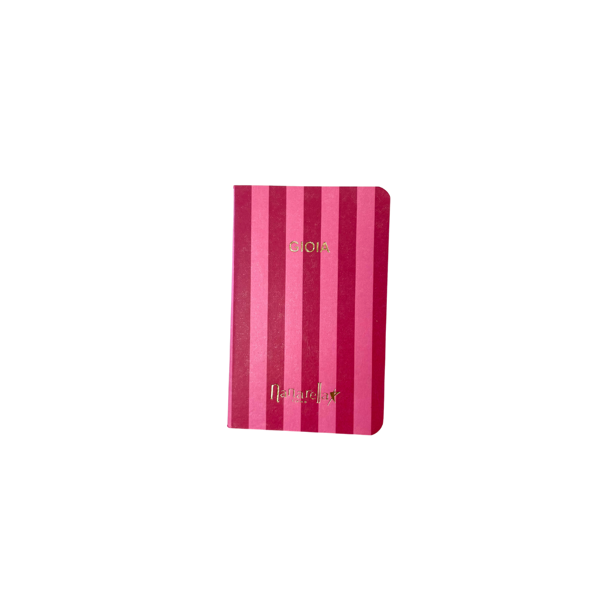 Petit carnet "Gioia" rose et rouge