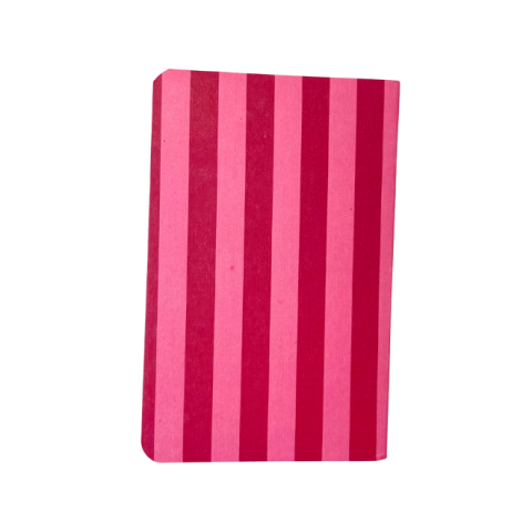 Petit carnet "Gioia" rose et rouge 2