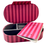 Petit carnet "Gioia" rose et rouge