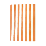 Cahier "Coeur" orange et blanc