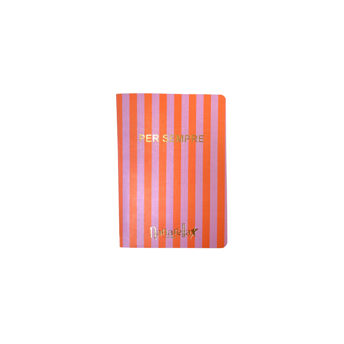 Cahier "Per sempre" orange et rose