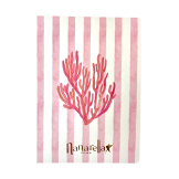 Cahier "U curallu" blanc et rose