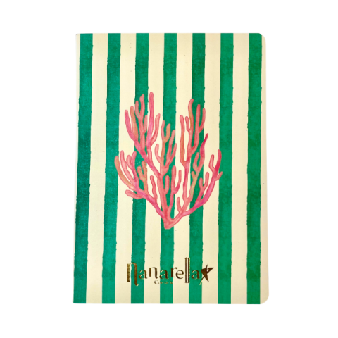 Cahier "U curallu" kaki et beige