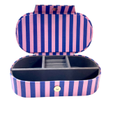 Grande boîte à bijoux "Nanarella" bleue et rose