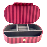 Grande boîte à bijoux "Nanarella" rouge et rose