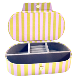 Grande boîte à bijoux "Nanarella" verte et lilas