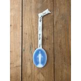 Médaille Miraculeuse décorative bleue