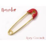 La Petite Epingle Emaillée sur Vermeil Rose Fixings and fastenings - 6