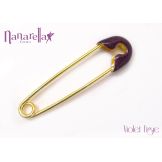 La Petite Epingle Emaillée sur Vermeil Rose Fixings and fastenings - 8