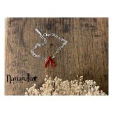 Bracelet chaine fine branche corail