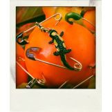 La Petite Epingle Emaillée sur Vermeil Rose Fixings and fastenings - 12