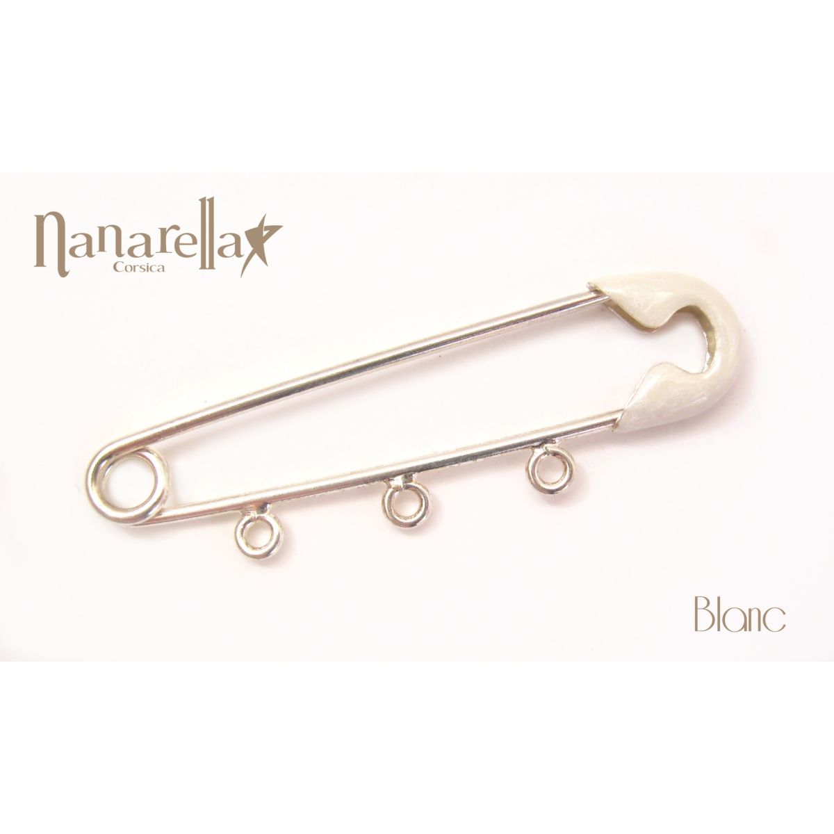 La Grande Epingle Emaillée sur Argent Fixings and fastenings - 1