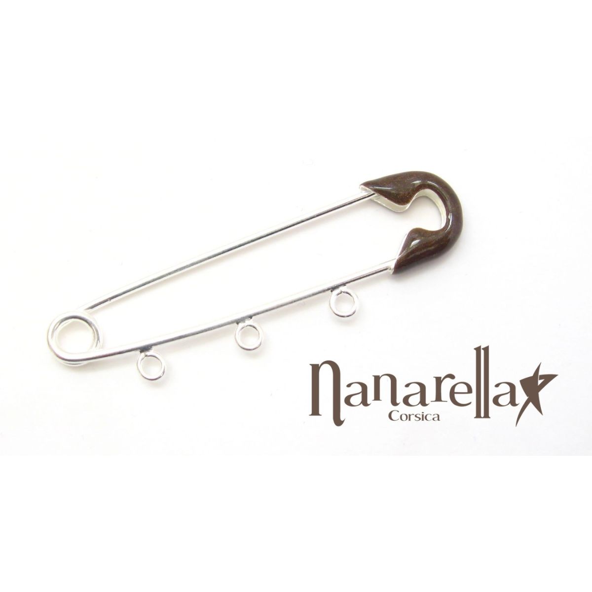 La Grande Epingle Emaillée sur Argent Fixings and fastenings - 4