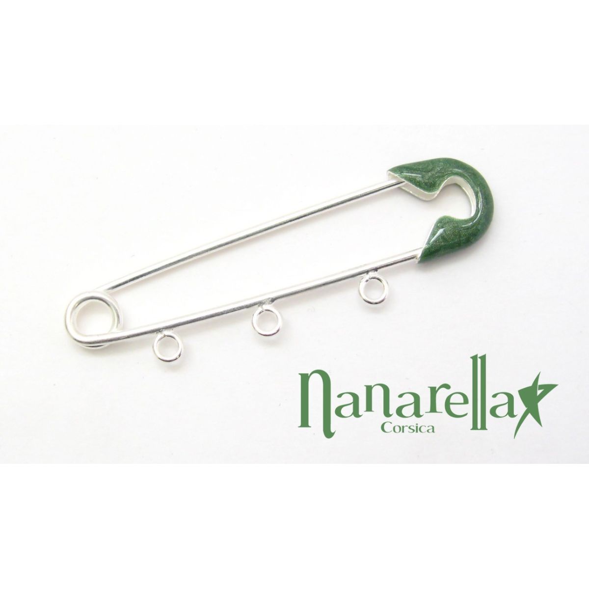 La Grande Epingle Emaillée sur Argent Fixings and fastenings - 6