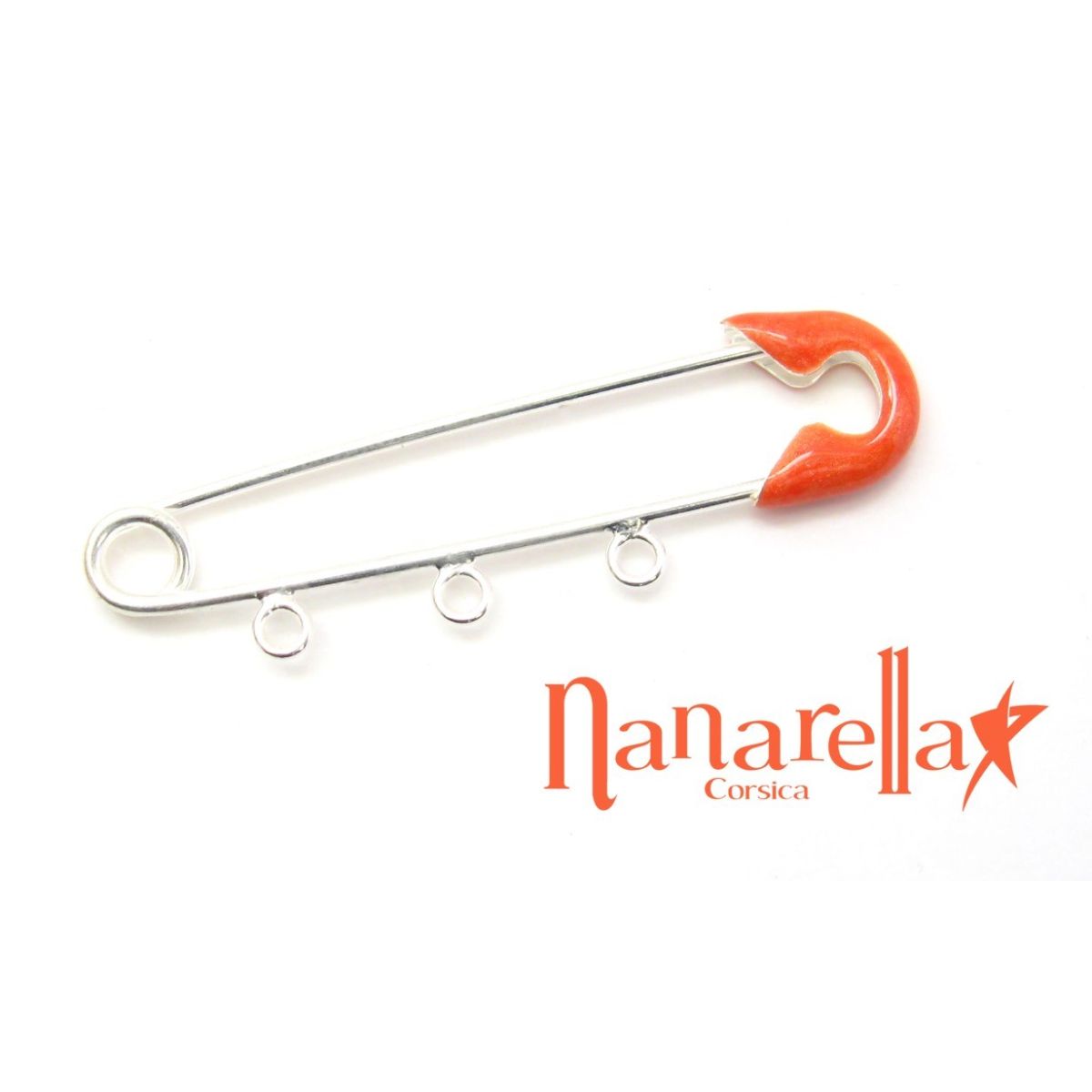 La Grande Epingle Emaillée sur Argent Fixings and fastenings - 8