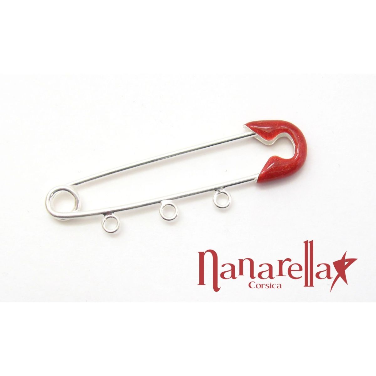 La Grande Epingle Emaillée sur Argent Fixings and fastenings - 9