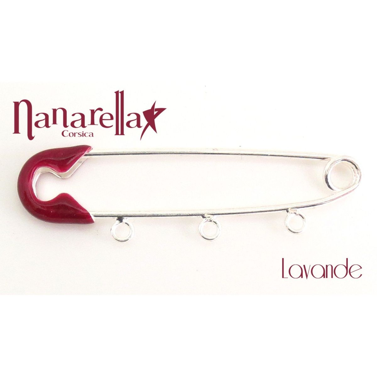 La Grande Epingle Emaillée sur Argent Fixings and fastenings - 12