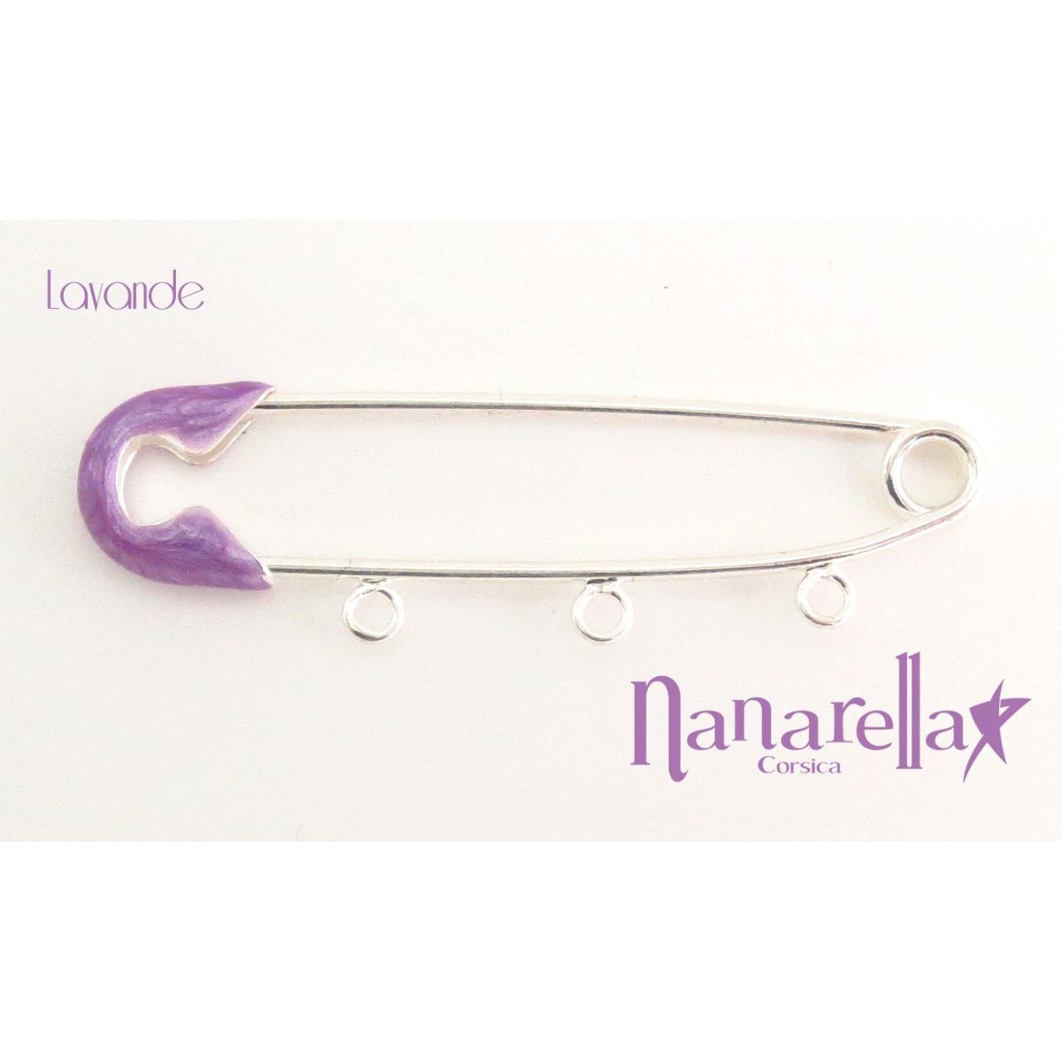 La Grande Epingle Emaillée sur Argent Fixings and fastenings - 13