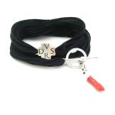 Le Bracelet en Soie avec croix DVSR Dio Vi Salvi Regina - 9