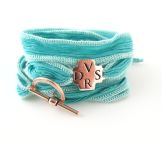 Le Bracelet en Soie avec croix DVSR Dio Vi Salvi Regina - 18