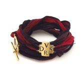 Le Bracelet en Soie avec croix DVSR Dio Vi Salvi Regina - 21