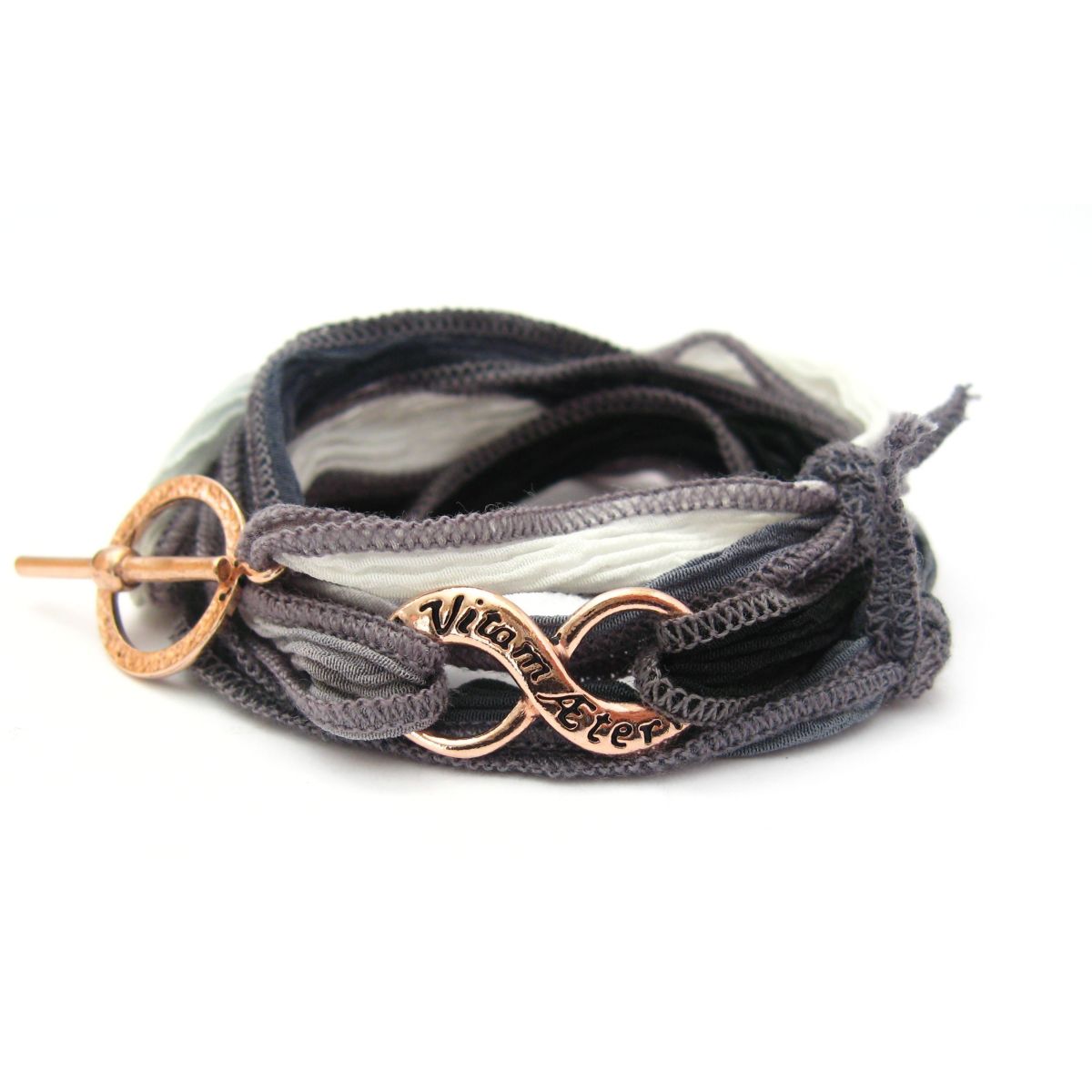 Bracelet en soie Ad Vitam Aeternam Fixings and fastenings - 8 Bracelet en soie Ad Vitam Aeternam Fixings and fastenings - 8