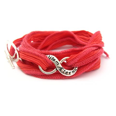Bracelet en soie Ad Vitam Aeternam Fixings and fastenings - 5 2