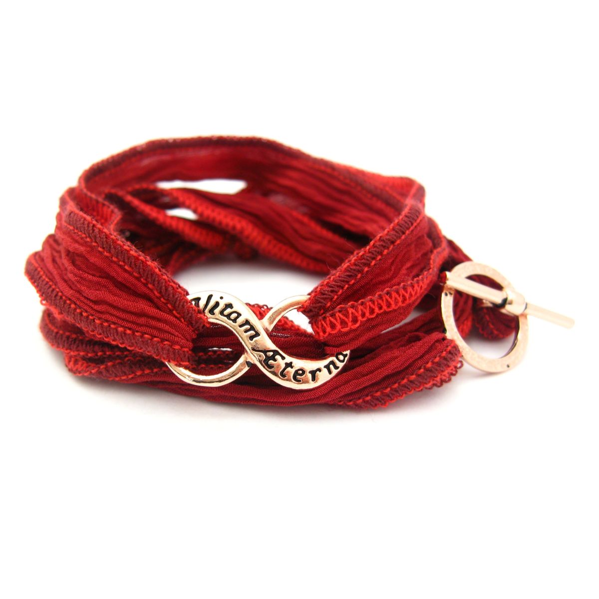 Bracelet en soie Ad Vitam Aeternam Fixings and fastenings - 14 Bracelet en soie Ad Vitam Aeternam Fixings and fastenings - 14