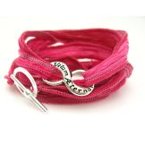 Bracelet en soie Ad Vitam Aeternam Fixings and fastenings - 16