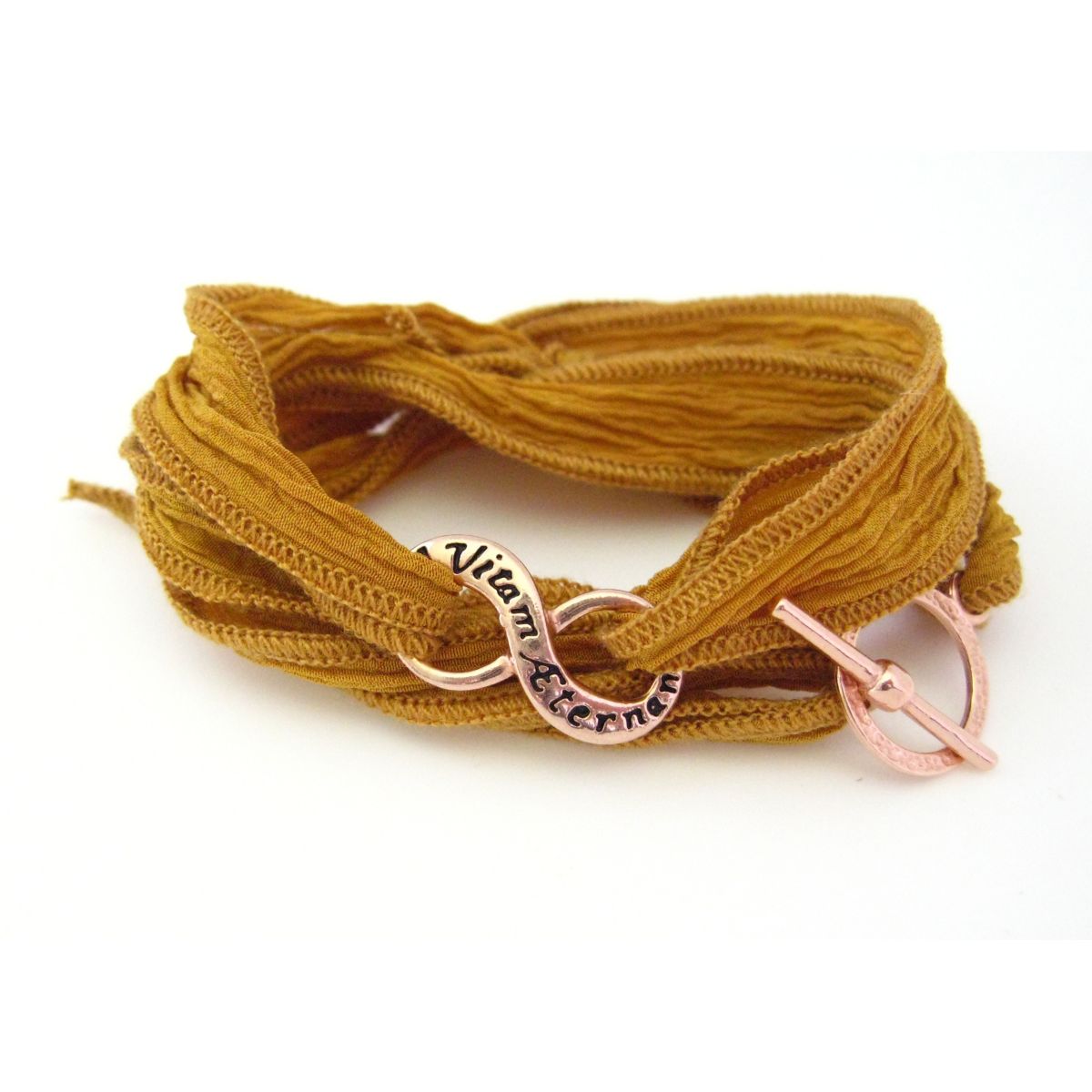 Bracelet en soie Ad Vitam Aeternam Fixings and fastenings - 21 Bracelet en soie Ad Vitam Aeternam Fixings and fastenings - 21