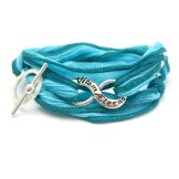 Bracelet en soie Ad Vitam Aeternam Fixings and fastenings - 22