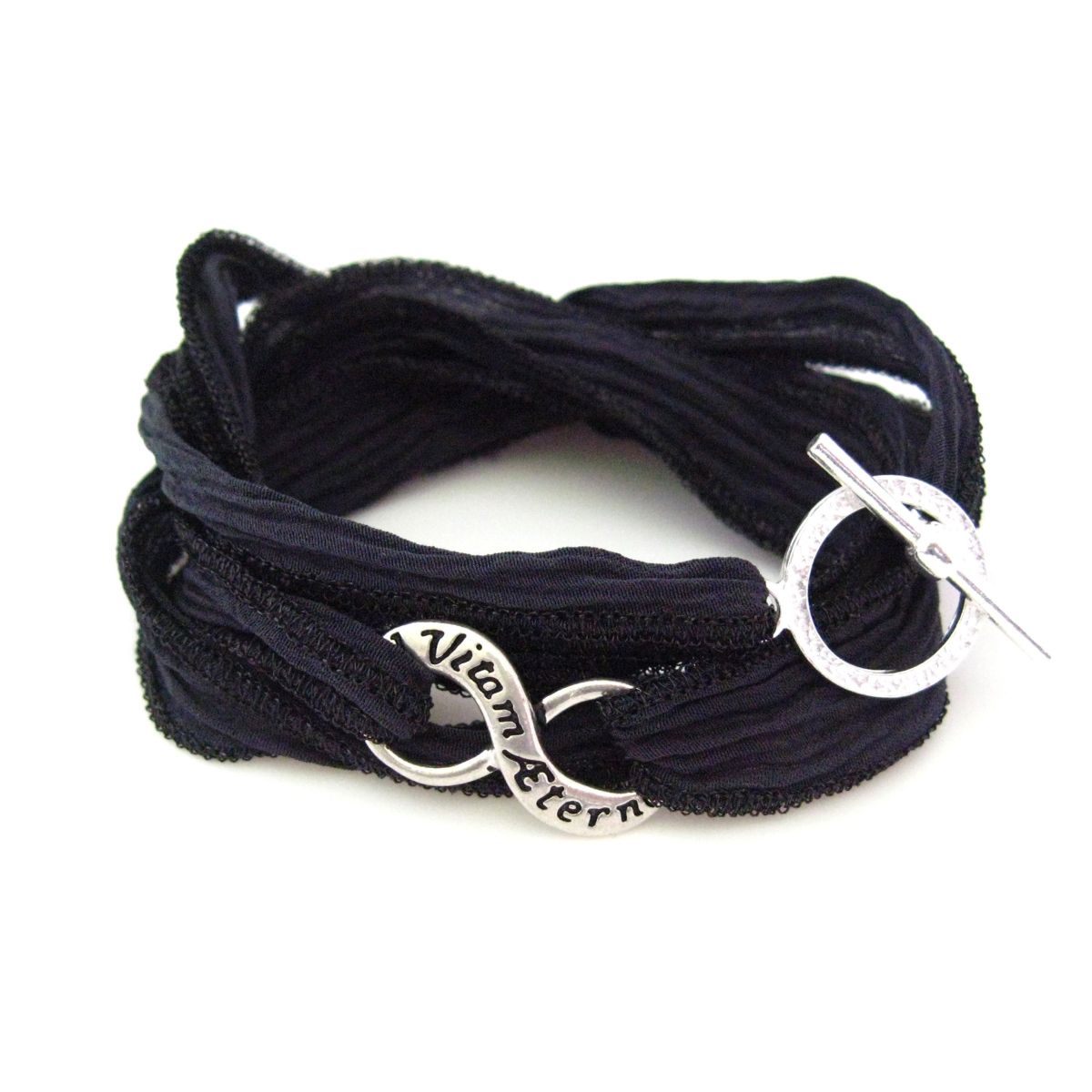 Bracelet en soie Ad Vitam Aeternam Fixings and fastenings - 24 Bracelet en soie Ad Vitam Aeternam Fixings and fastenings - 24