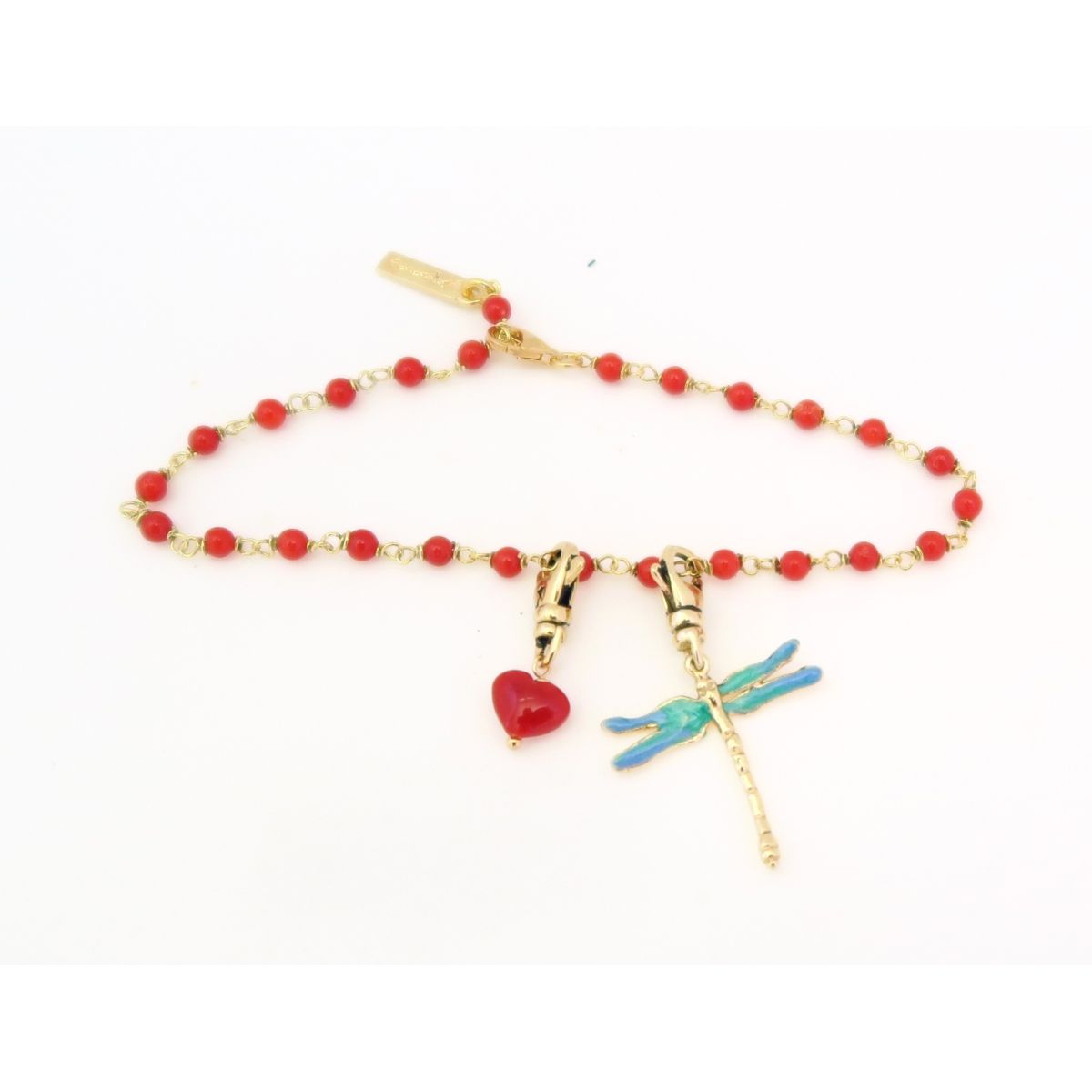 Le Bracelet Fines Boules de Corail Corail - 3 Le Bracelet Fines Boules de Corail Corail - 3