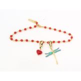 Le Bracelet Fines Boules de Corail Corail - 3