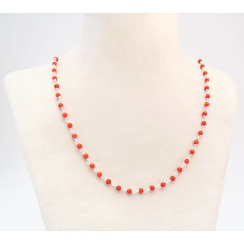 Le Ras de Cou fines boules de Corail Fixings and fastenings - 3 2